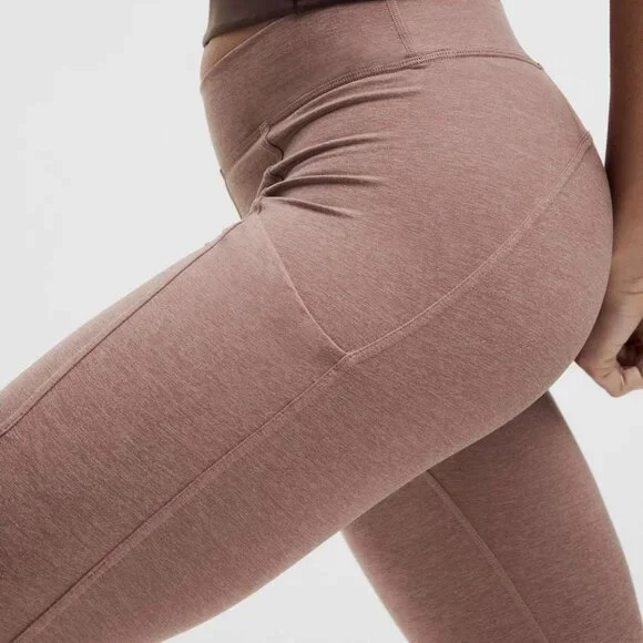 NWT Lululemon Soft Sueded High-Rise Tight 25", Sz 6, Twilight Rose - Picture 4 of 9